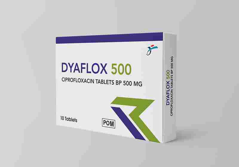 DYAFLOX 500 CIPROFLOXACIN TABLETS BP 500 MG